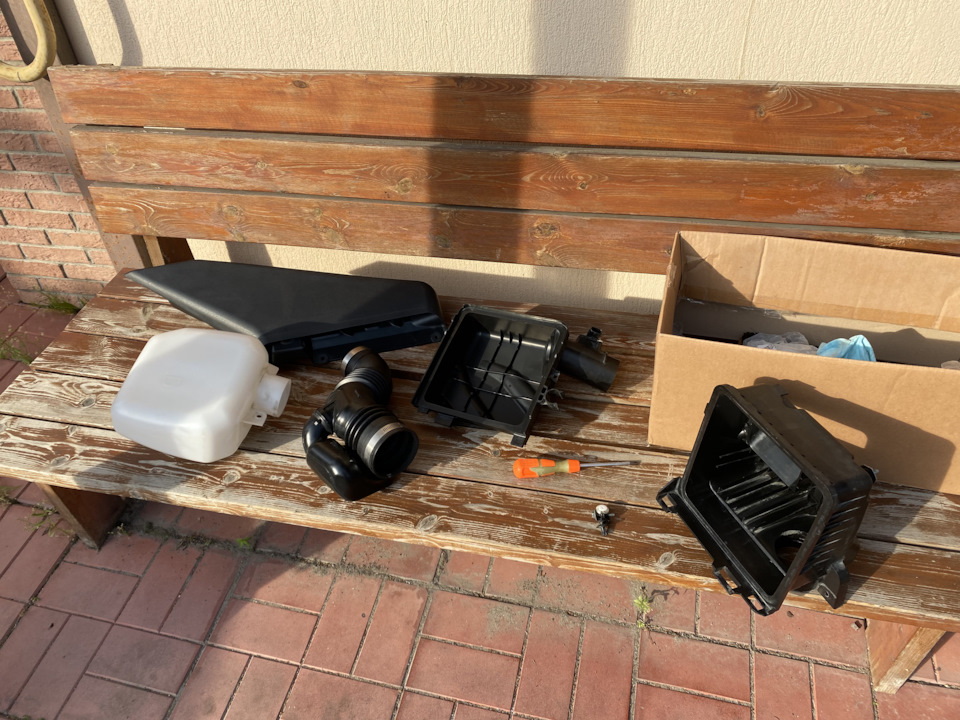 Чистка воздушной системы — Subaru Impreza (GE, GH), 1,5 л, 2011 года ...