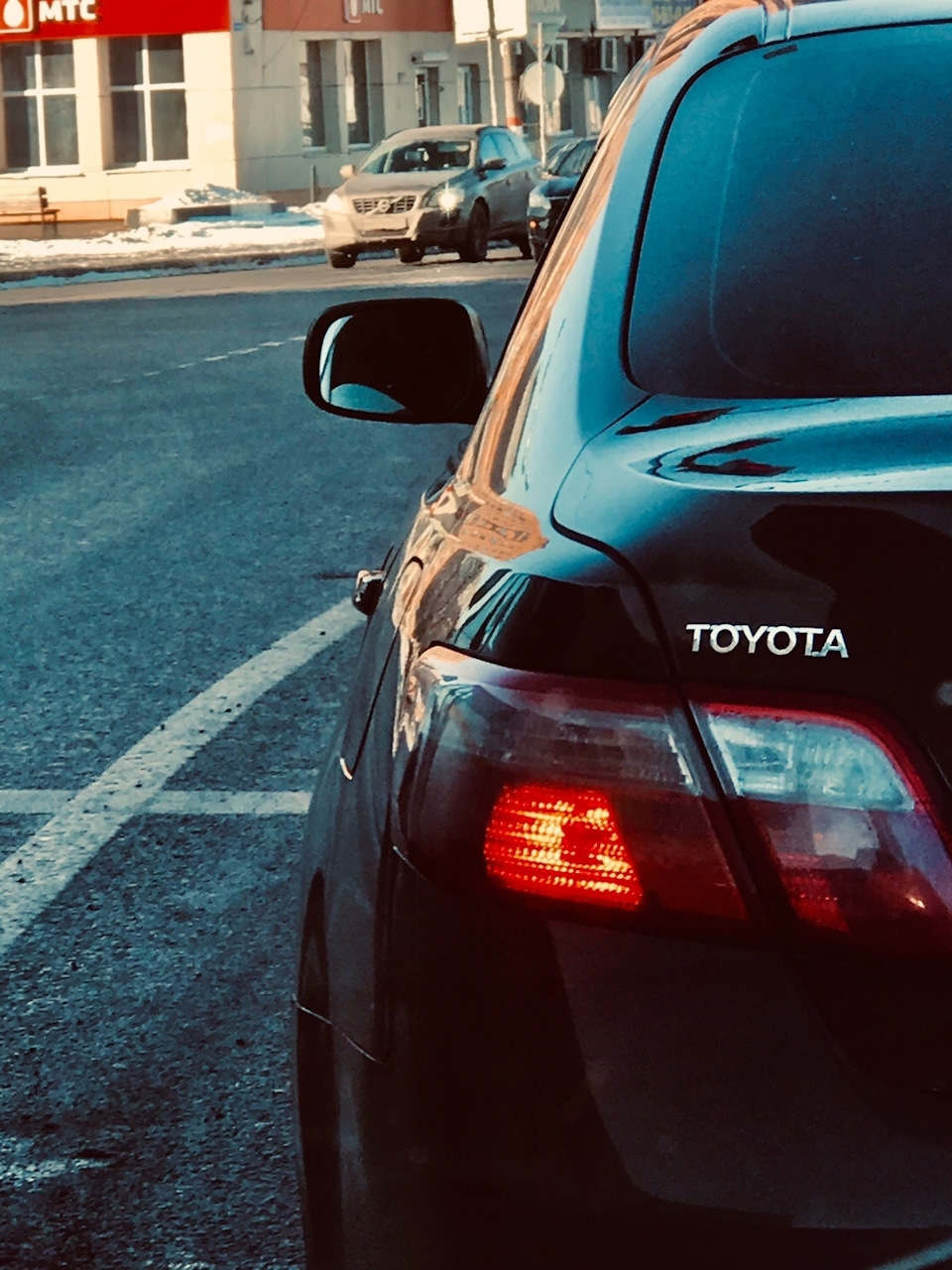 Накладки на петли багажника — Toyota Camry (XV40), 2,4 л, 2008 года ...