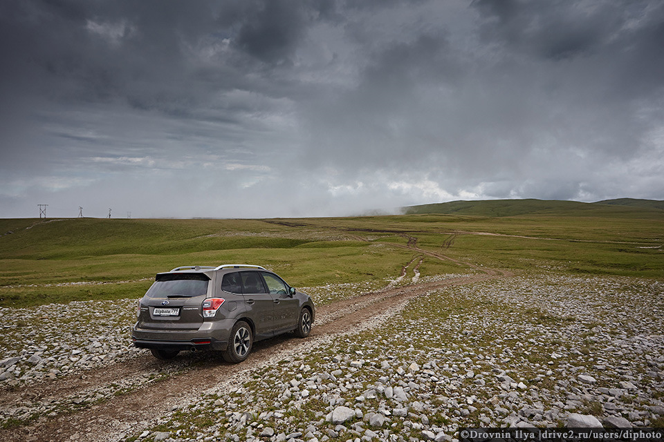 Subaru Forester горы