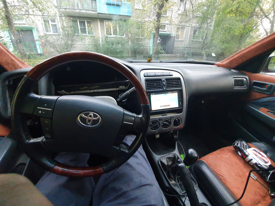 первая примерка) панели авенсис в карину е) — Toyota Carina E, 1,6 л ...