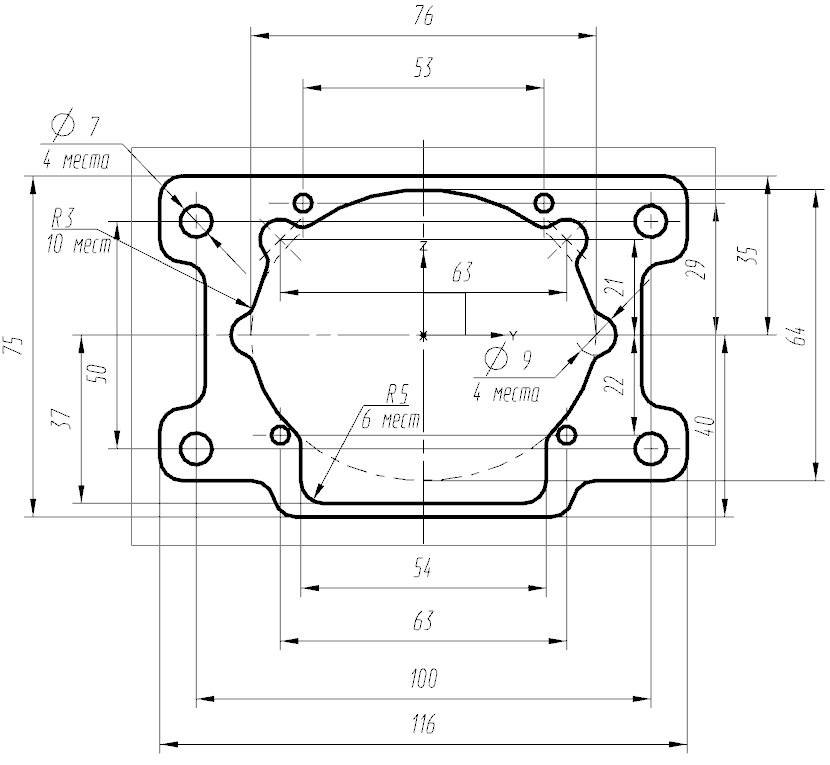 Переходные рамки для линз hella 3r чертежи