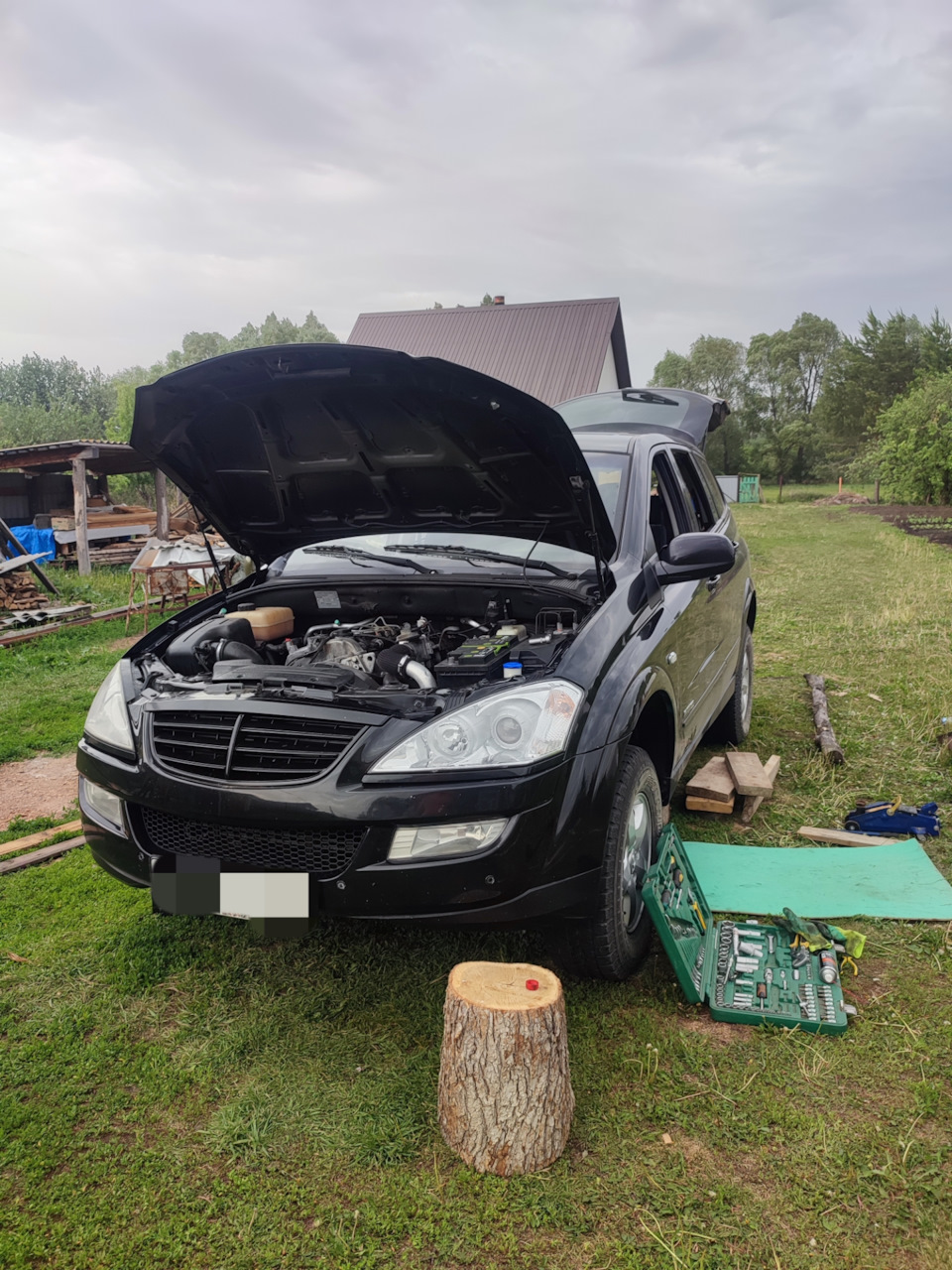 1 Первое знакомство без прелюдий… — SsangYong Kyron, 2 л, 2011 года |  своими руками | DRIVE2