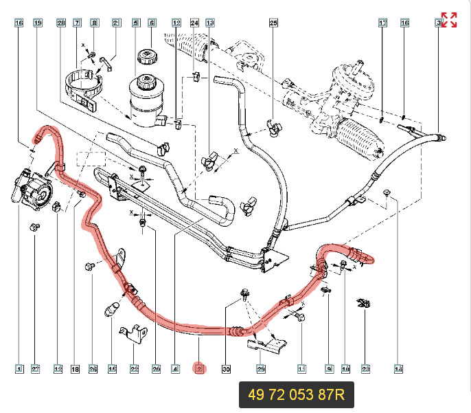 Схема гидроусилителя руля рено симбол