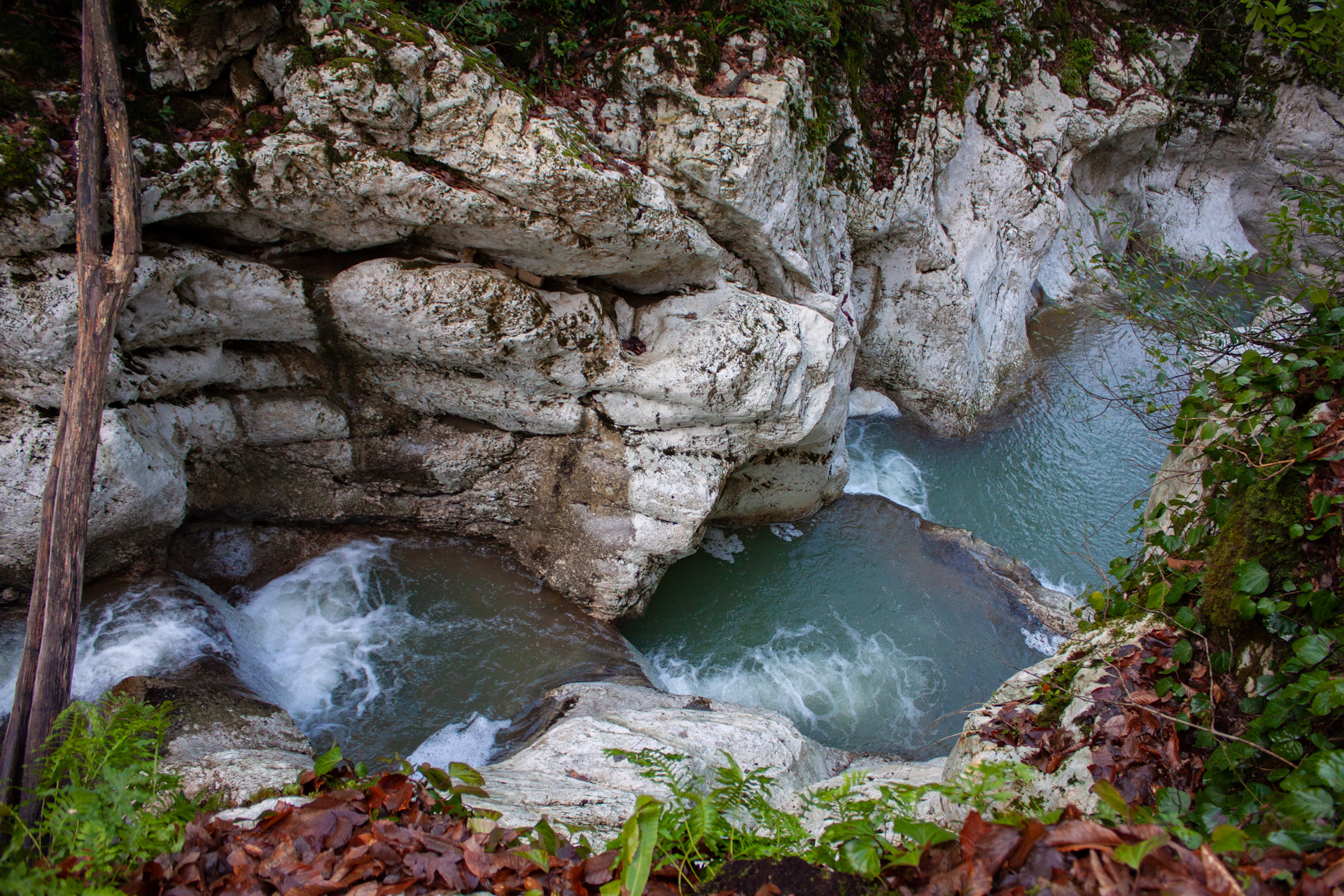 Агурские водопады Краснодарский край