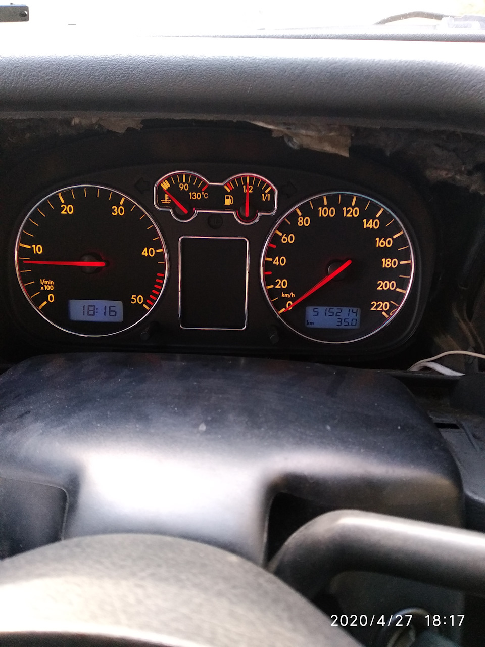 Замена светодиодов в панели приборов — Volkswagen Transporter T4, 2,5 л ...