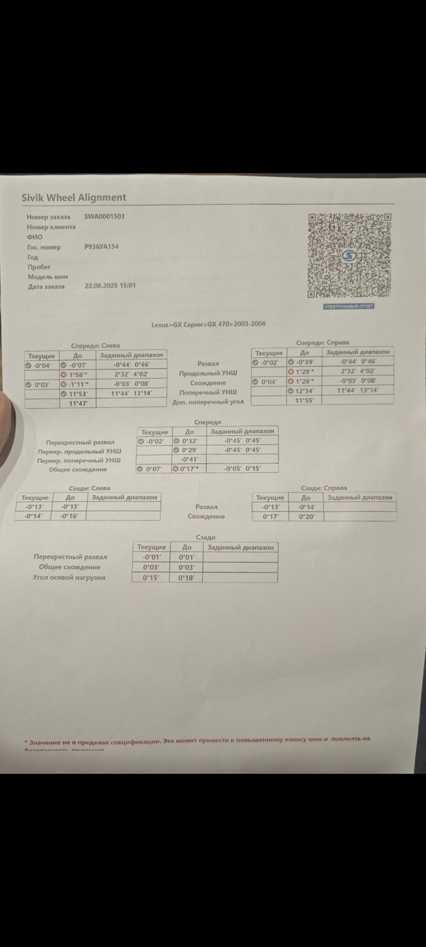 Фото в бортжурнале Lexus GX (UZJ120). Запчасти на фото: A2208202515