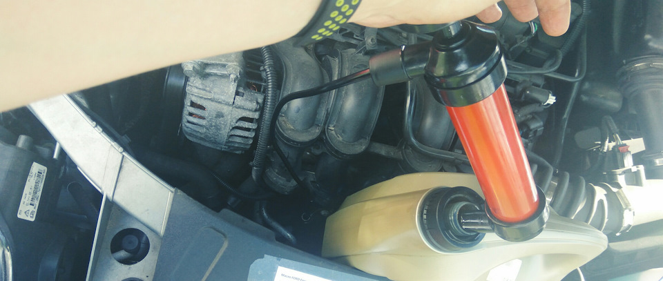 Замена масла во дворе без ямы и снятия защиты — Ford Mondeo IV, 1,6 л ...