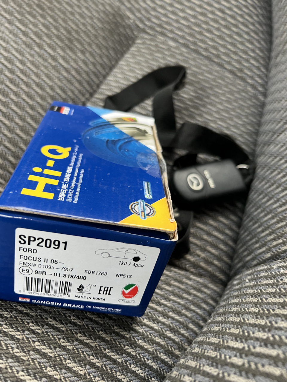 Колодки задние — Mazda 3 (1G) BK, 1,6 л, 2007 года | расходники | DRIVE2