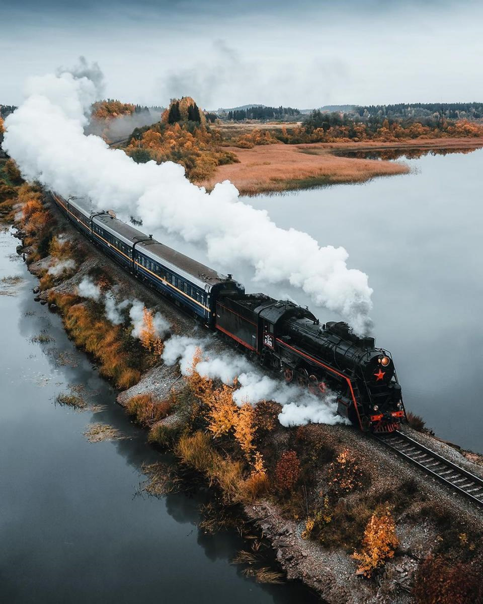 Сортавала горный парк Рускеала ретро