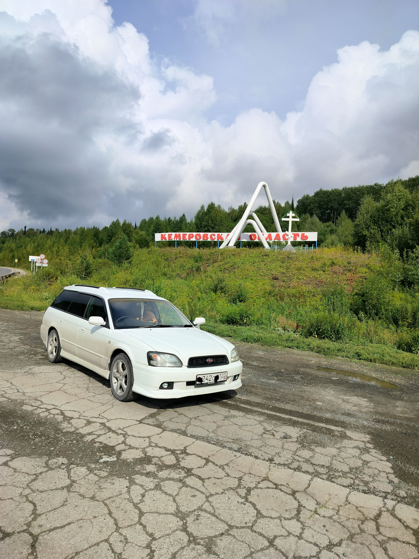 Барнаул, Новосибирск, Кемерово, Барнаул. — Subaru Legacy (BE/BH/BT), 2 л,  2002 года | покатушки | DRIVE2