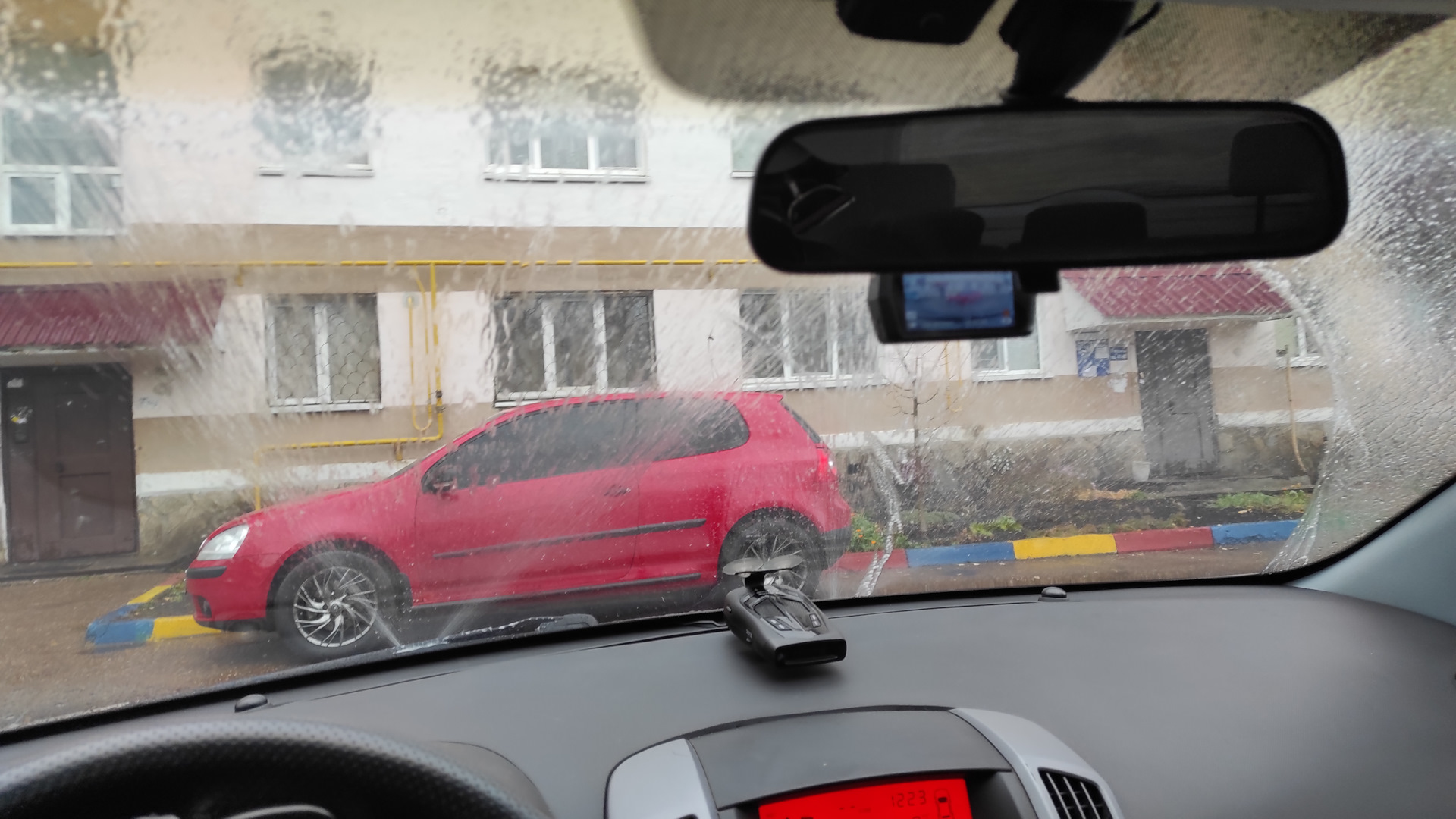 Форсунки омывателя TYG WTA002 через проставки — KIA Ceed SW (1G), 2 л ...