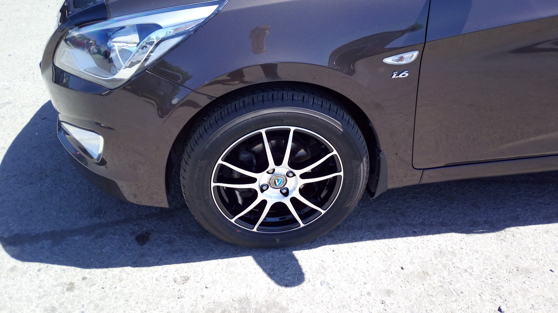 Диски и резина — Hyundai Solaris, 1,6 л, 2016 года | колёсные диски ...