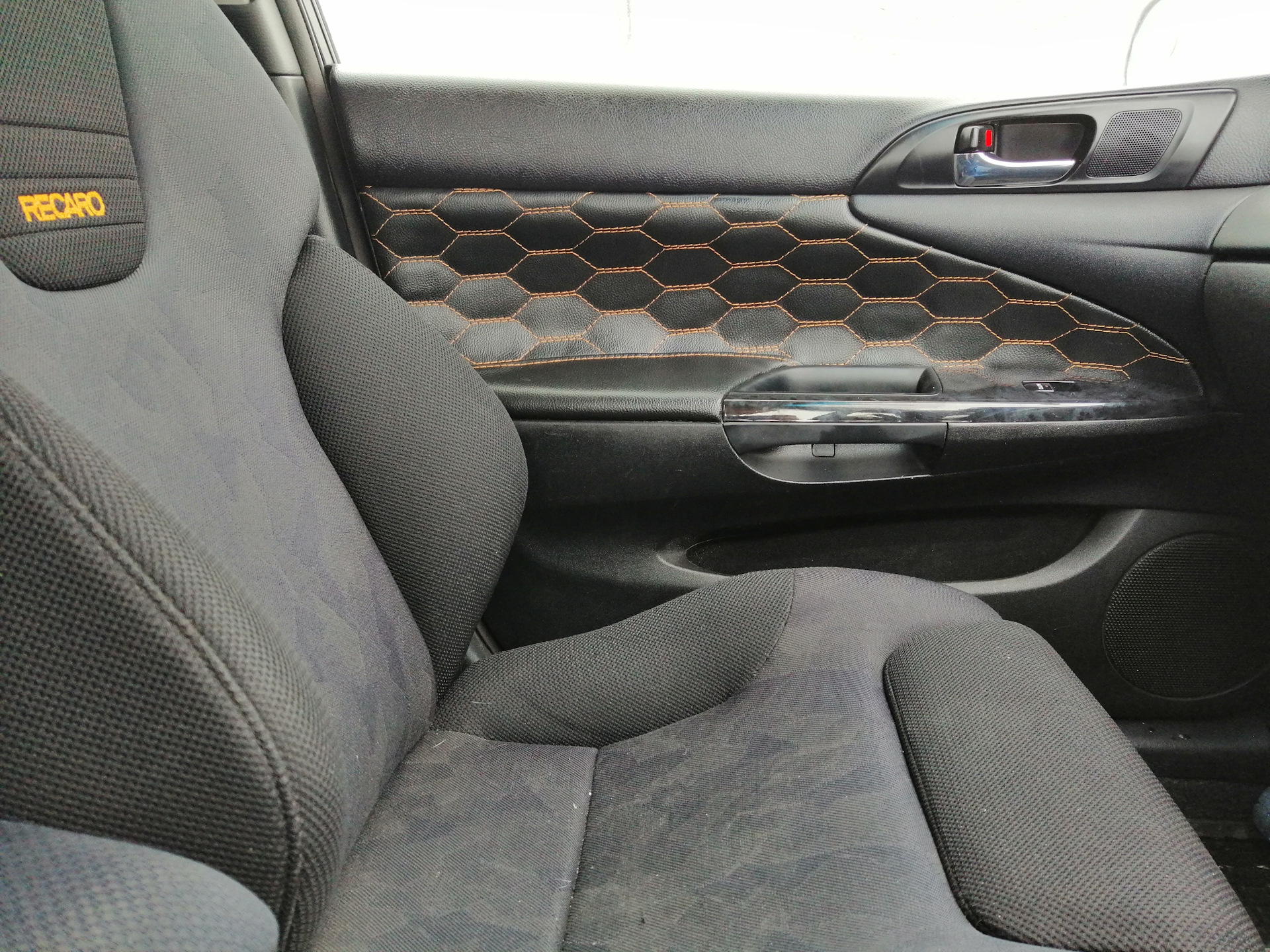 Калдина дверная карта как снять Перетянуты дверные карты. - Toyota Caldina (241), 1,8 л, 2004 года стайлинг DRIV