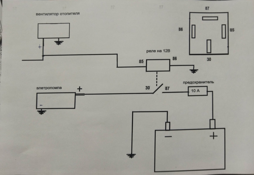 Установка дополнительной электропомпы от ГАЗели на Рено Симбол ...