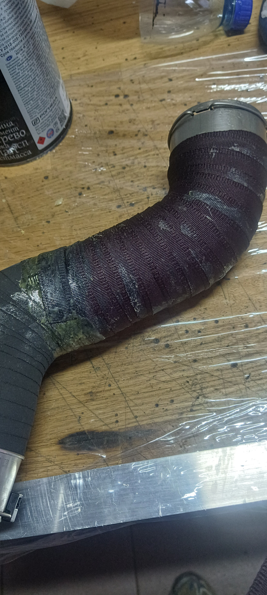 Усиливаем (армируем) патрубки интеркулера (турбины) Haval h9 diesel ...