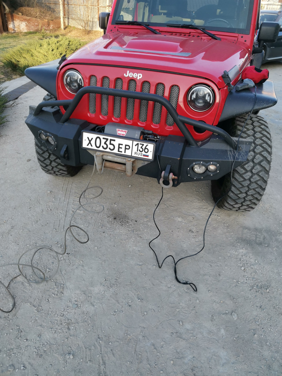 Плановое ТО. Замена троса и клюза. Карданчик руля. Сход развал. — Jeep  Wrangler (JK), 3,8 л, 2008 года | тюнинг | DRIVE2