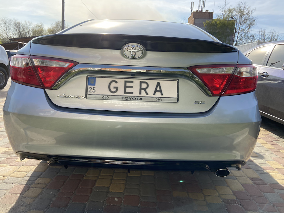 Покраска диффузора — Toyota Camry (XV50), 2,5 л, 2015 года | стайлинг ...