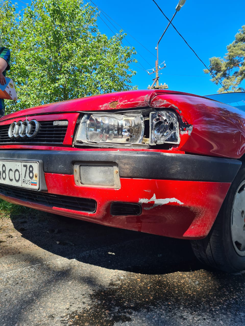 Дтп — Audi 80 (B3), 1,8 л, 1989 года | ДТП | DRIVE2