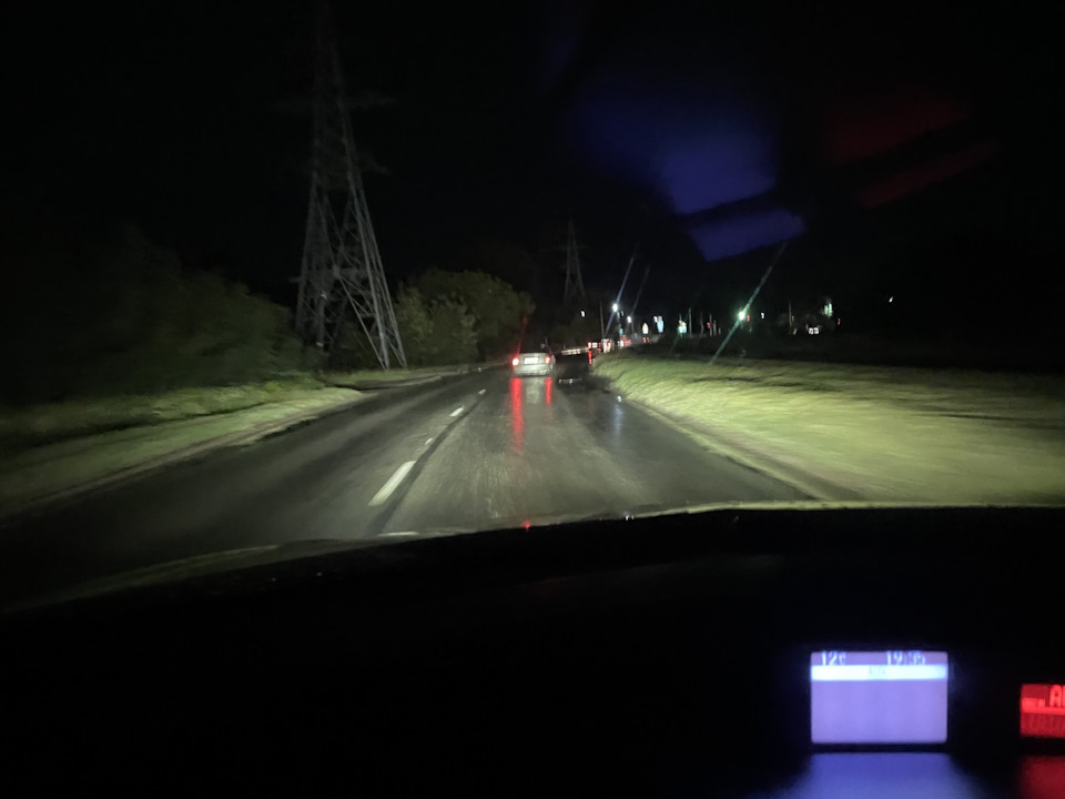 Мокрый асфальт без ПТФ — Mazda 3 (2G) BL