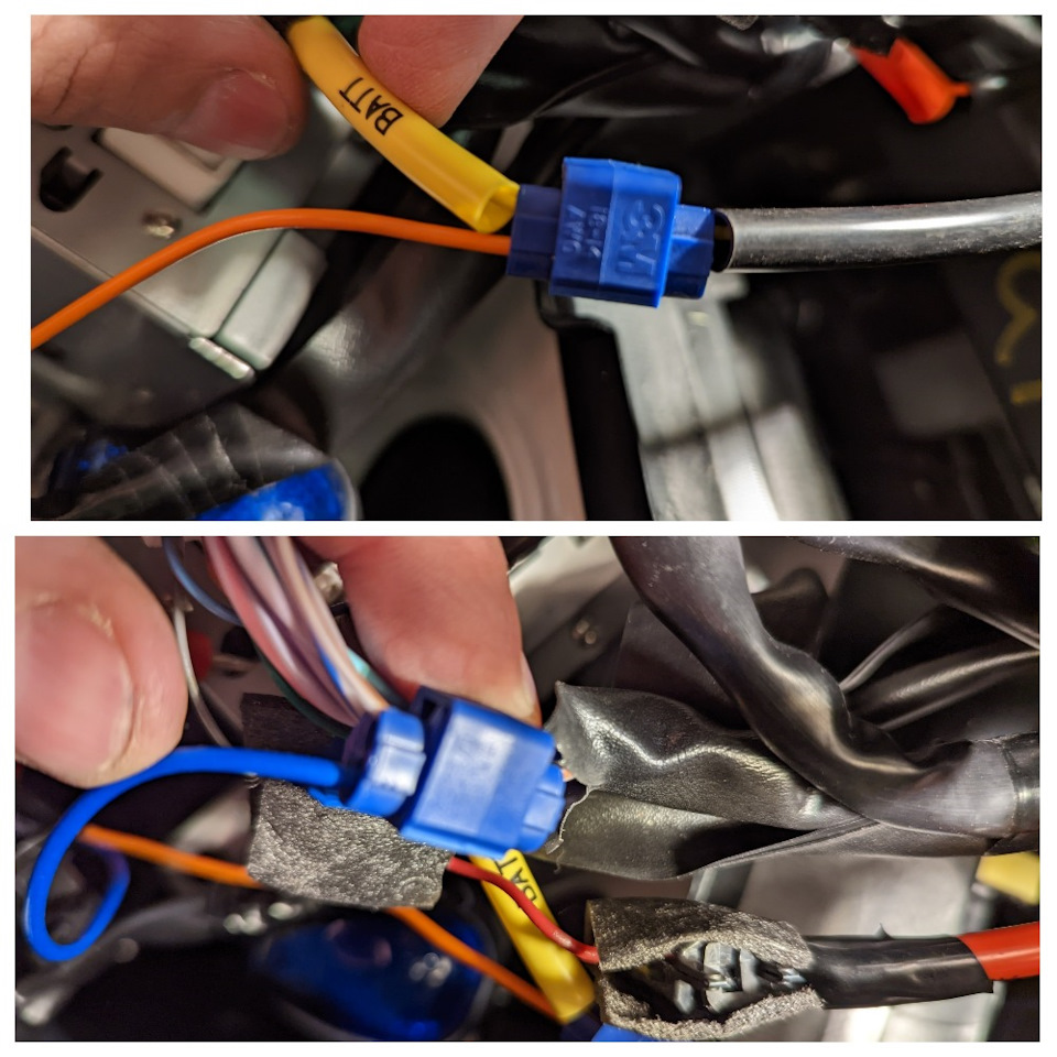 У меня постоянный + уже шел на ГУ, поэтому я подключился к нему, — тоже вызвонил. — Toyota Prius (50)