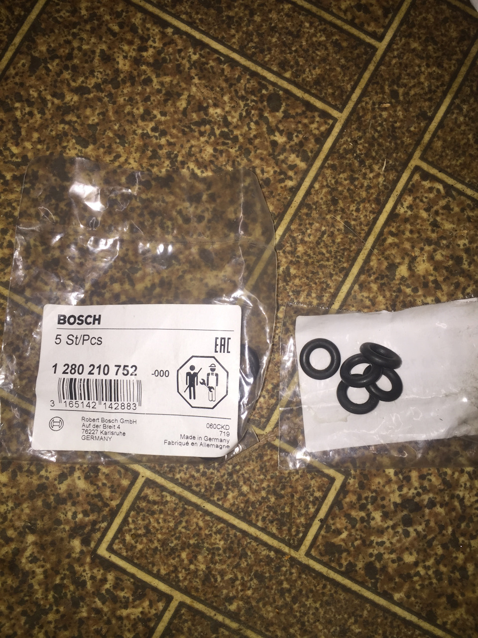 Замена колечек на форсунках — Volkswagen Golf Mk4 GTI, 1,8 л, 2001 года ...