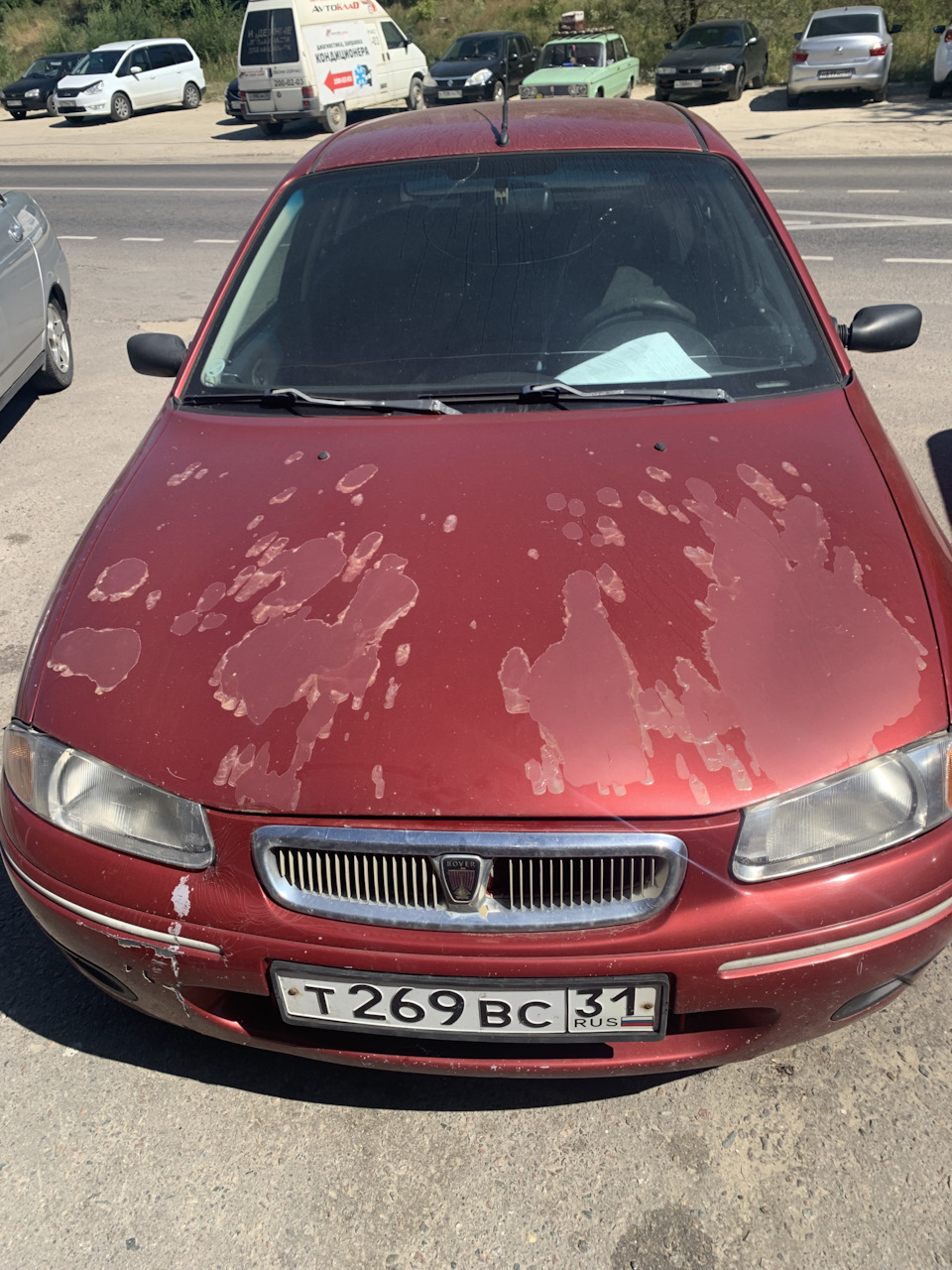 Враг в отражении. — Rover 200 Mk3, 1,4 л, 1998 года | визит на сервис |  DRIVE2