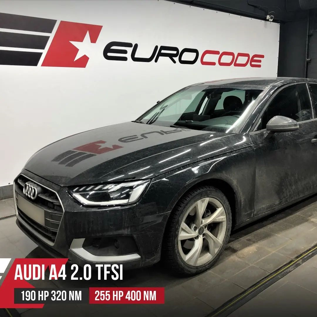 Чип тюнинг Audi A4 b9 2.0 TFSI 150 / 190 Hp — Eurocode чип тюнинг на DRIVE2