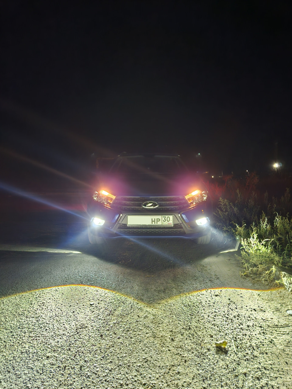Bi led модули вместо птф на Весту СВ — Lada Vesta SW (1G), 1,6 л, 2021 ...