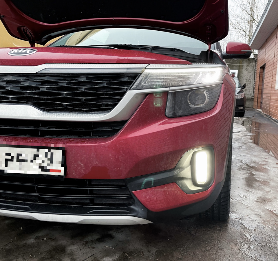 Как снять противотуманную фару на киа селтос Отключил led габариты - KIA Seltos, 2 л, 2021 года стайлинг DRIVE2