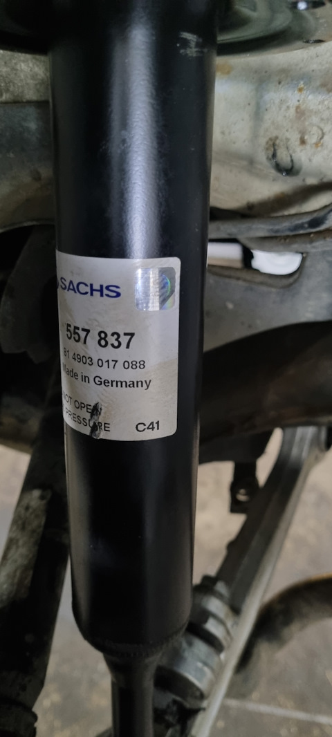 557837 Амортизатор для AUDI, SEAT, SKODA, VW SACHS | Запчасти на DRIVE2