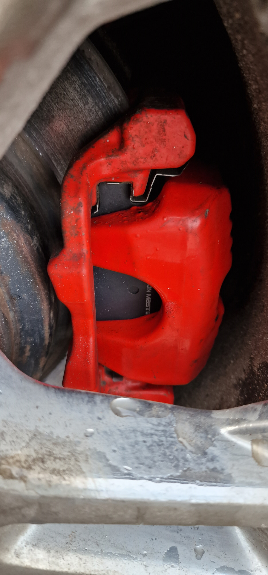 Ревизия задних тормозных суппортов — Honda Legend (KB), 3,7 л, 2008 ...