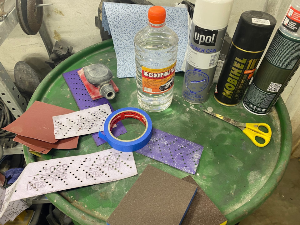 Покраска крыла из баллончика. — Lada 2114, 1,5 л, 2006 года | кузовной ...