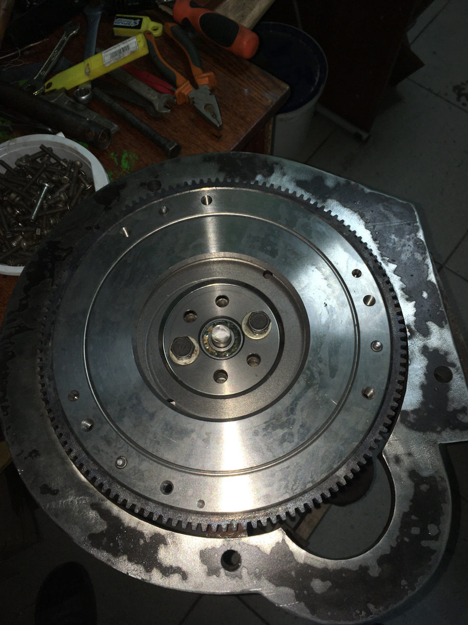 Установка кпп бмв в турбо жигули ч.3 — Lada 21063, 1,6 л, 1988 года ...