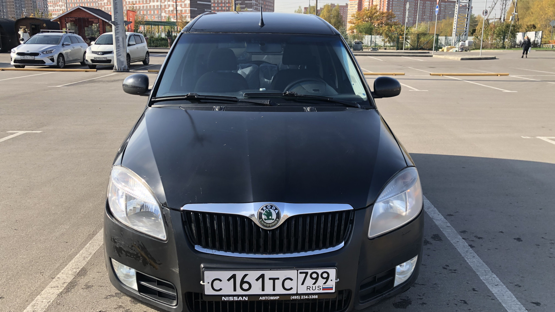 Skoda Roomster 1.6 бензиновый 2008 | 🐜💨 Черный муравей на DRIVE2