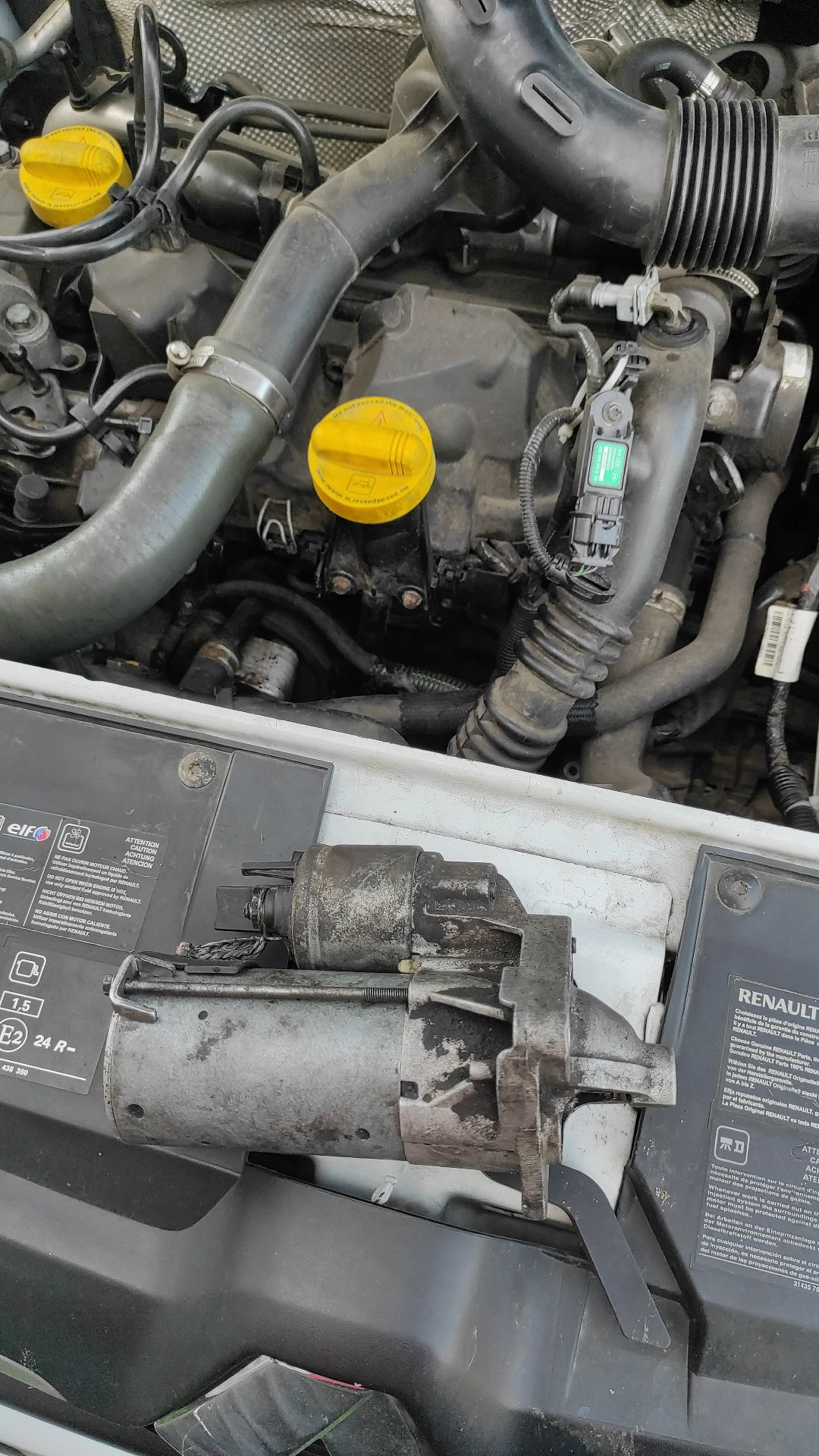 Генератор и Стартер рено логан 2 1,5dci k9k830 — Renault Logan (2G), 1 ...
