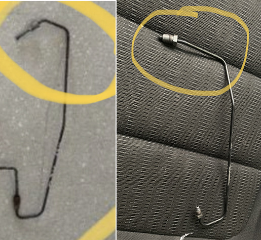 Левая трубка — Ford Fiesta (Mk V)