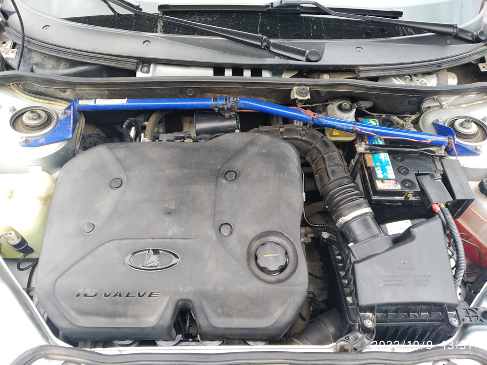 Мойка двигателя. ч.1 перевод на осень-зима. — Lada Гранта Лифтбек (1G ...