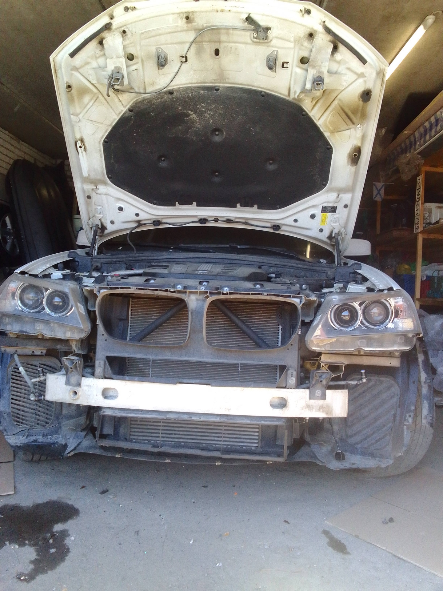 Ремонт парктроника/снятие бампера на БМВ х3 ф25 — BMW X3 (F25), 2 л ...