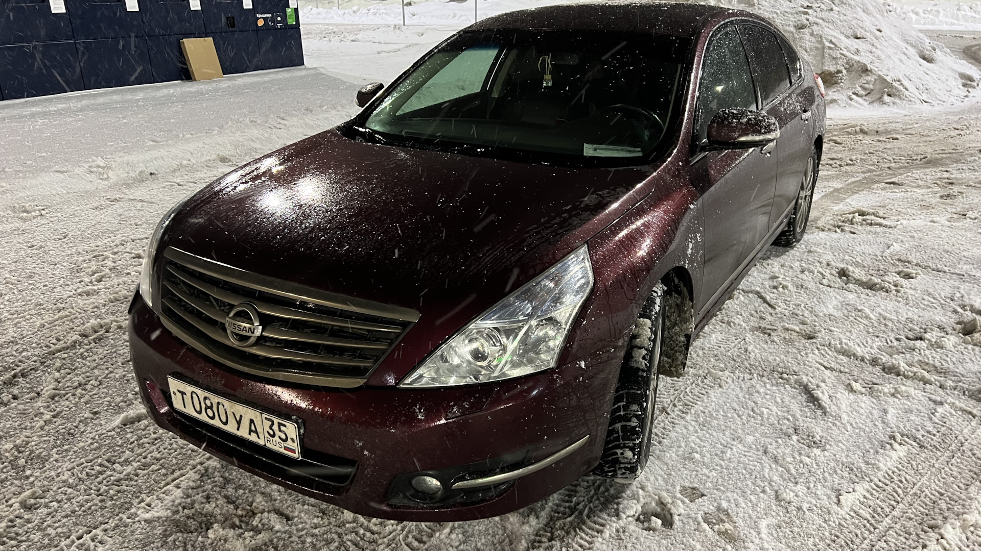 Nissan Teana (J32) 2.5 бензиновый 2012 | Бордо на DRIVE2