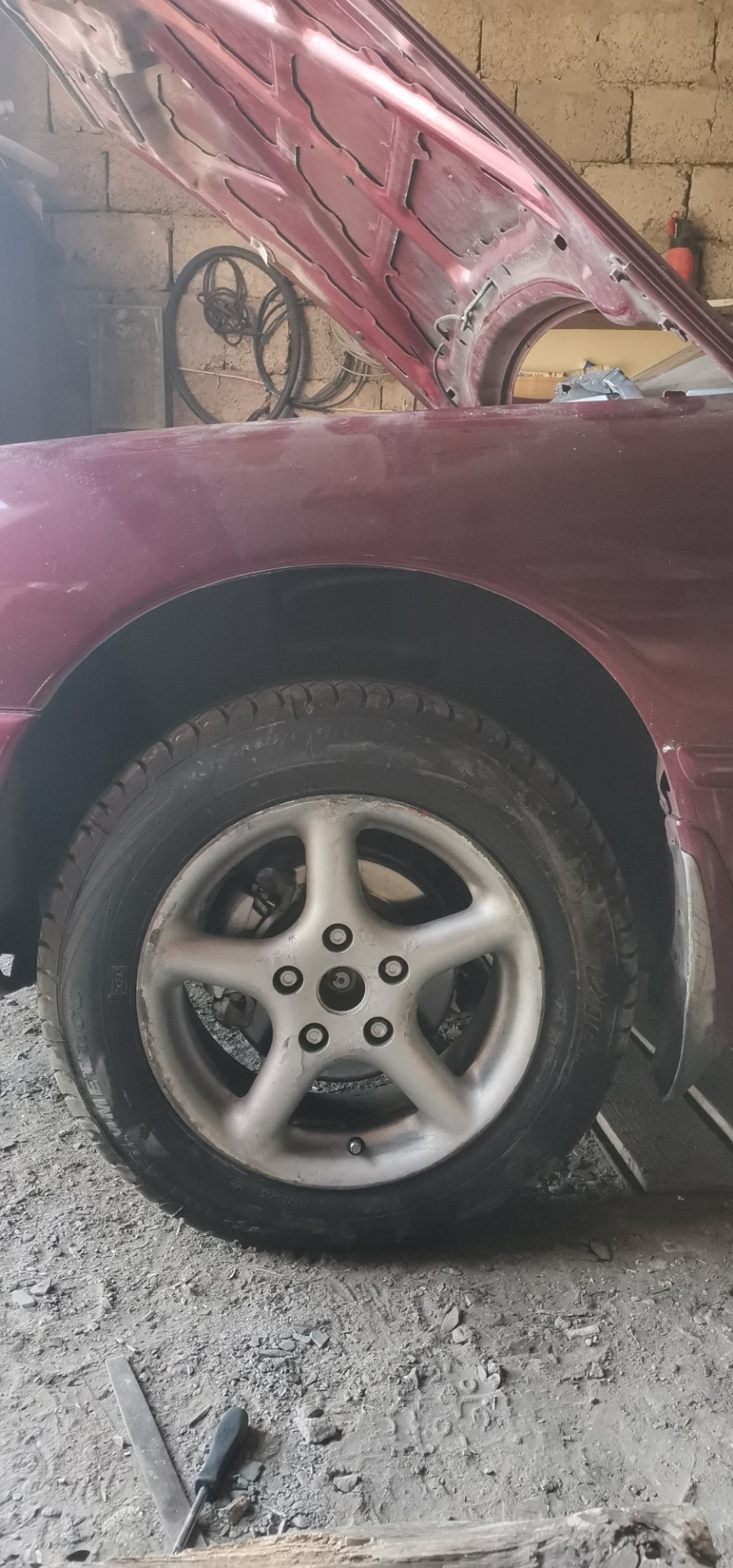 Замена передних стоек — Mazda 626 IV (GE), 2 л, 1993 года | своими ...