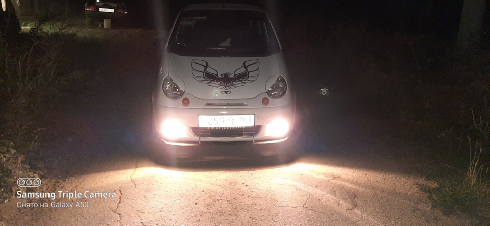 ПТФ — Daewoo Matiz (M100/M150), 0,8 л, 2012 года | аксессуары | DRIVE2