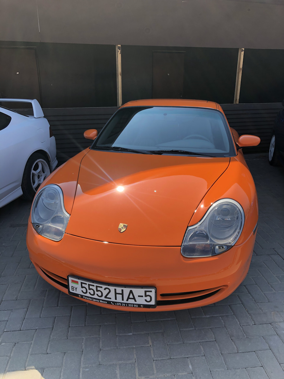 Оранжевее не бывает — Porsche 911 (996), 3,4 л, 2001 года | фотография |  DRIVE2