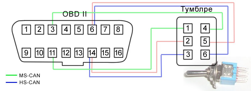 Elm327 питание схема подключения