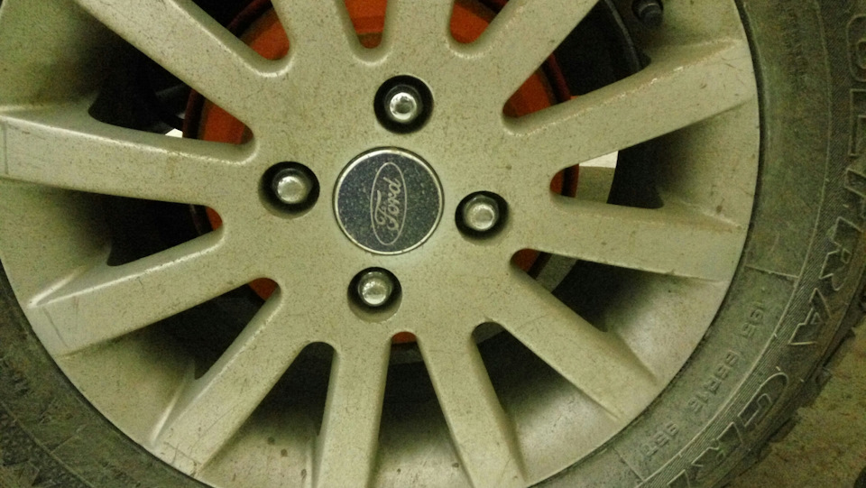 Гайки для литых дисков — Ford Fusion, 1,4 л, 2006 года | колёсные диски ...