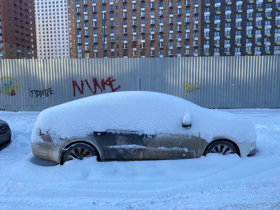 Друзья, в ваших CC тоже зима 🥶? — Volkswagen Passat CC, 1,8 л, 2012 ...