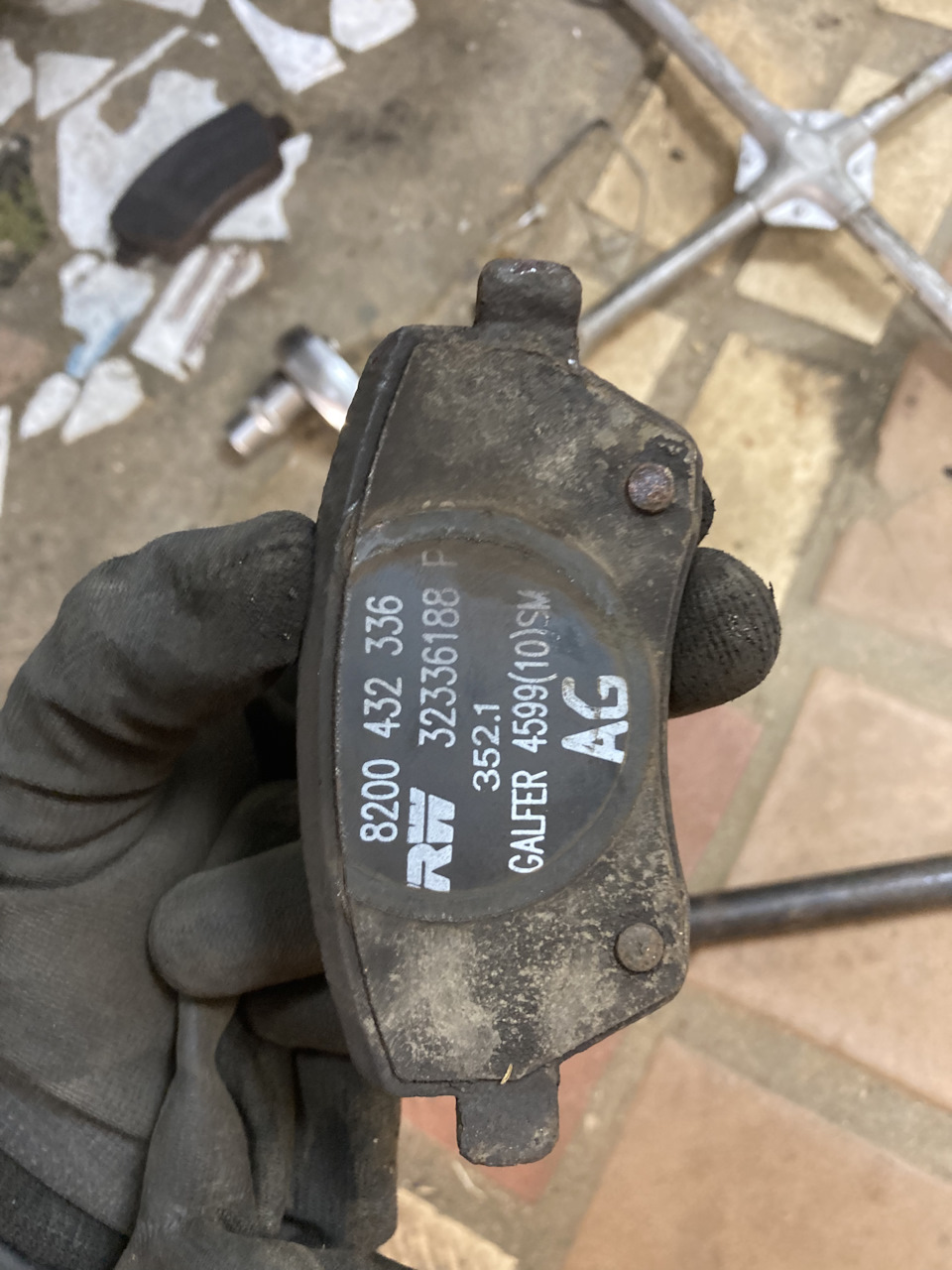 8200432336 Колодки тормозные RENAULT | Запчасти на DRIVE2