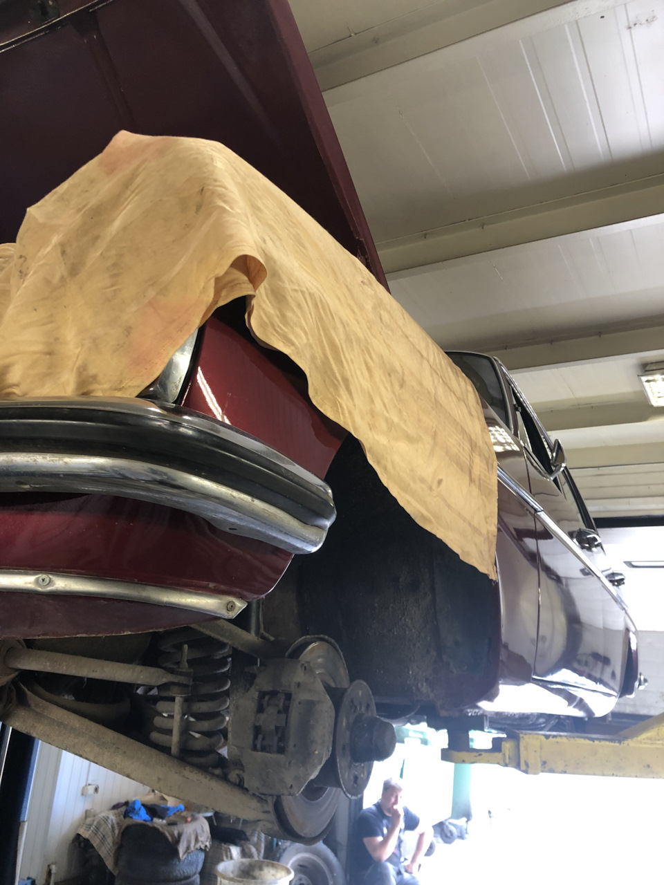 Замена шлангов, ГТЦ, ТО — Mercedes-Benz W115, 2,2 л, 1970 года | визит ...