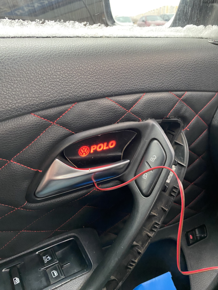 Подстветка в ручки двери на Volkswagen Polo Sedan. | 3 000 ₽ в городе ...