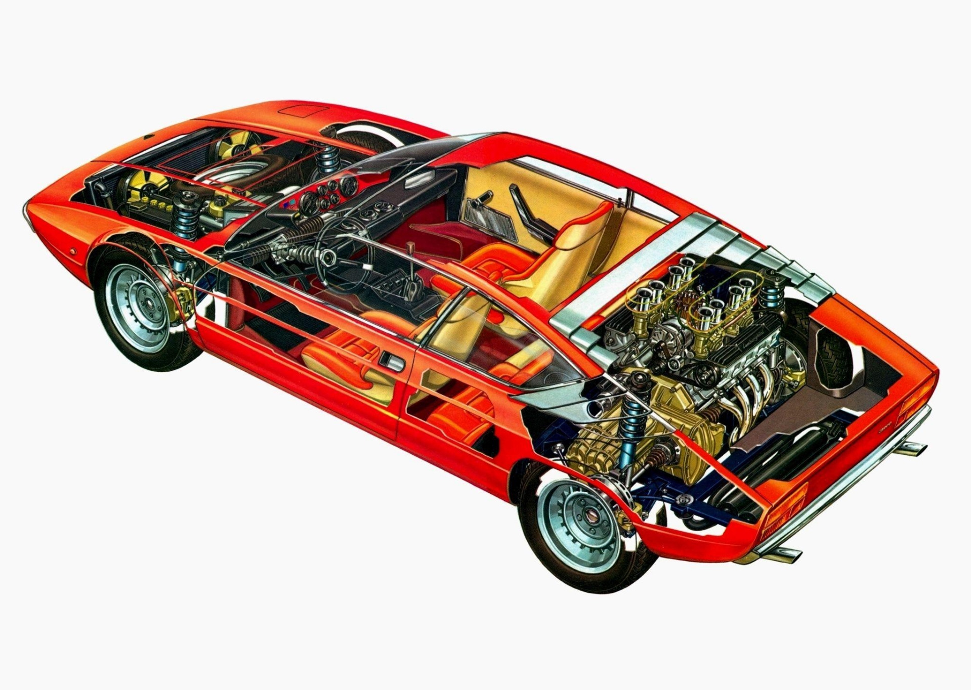 Lamborghini Cutaway