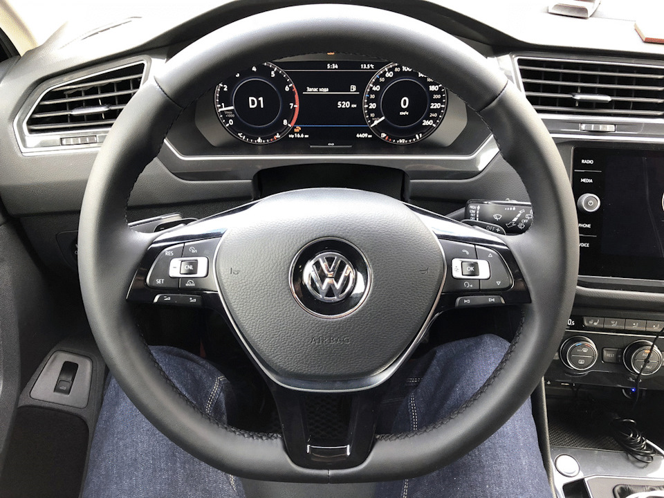 Перетяжка руля volkswagen tiguan 2